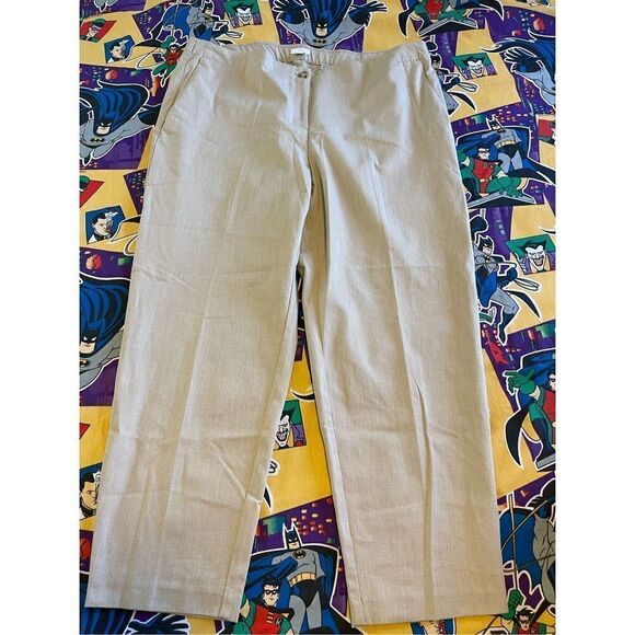 J. Jill pants size 20 brushed no stretch twill pants flax heather - NWT RETAILS - Picture 3 of 4